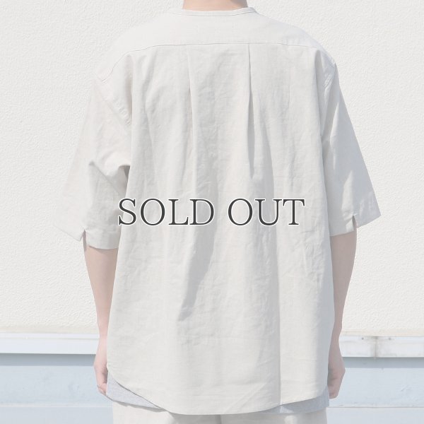 画像11: 綿麻ビンテージソフトキャンバス スリーピング ハーフスリーブ シャツ【MADE IN JAPAN】『日本製』/ Upscape Audience