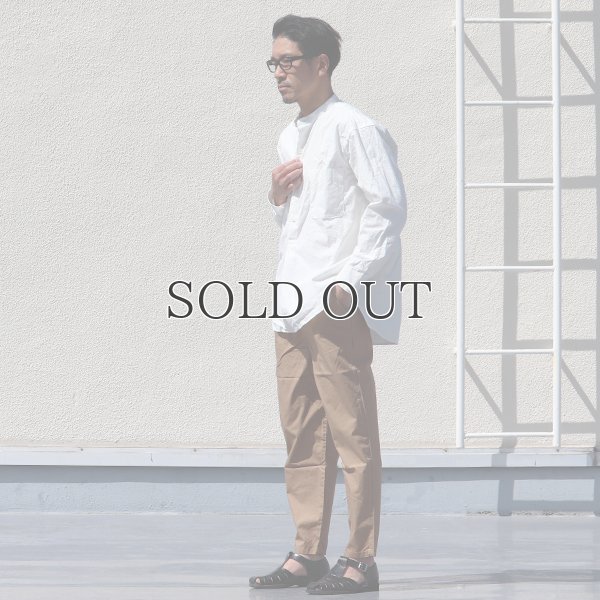 画像10: 馬布ヴィンテージフィニッシュバンドカラースリーピングシャツ【MADE IN JAPAN】『日本製』/ Upscape Audience