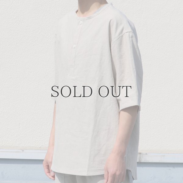 画像9: 綿麻ビンテージソフトキャンバス スリーピング ハーフスリーブ シャツ【MADE IN JAPAN】『日本製』/ Upscape Audience