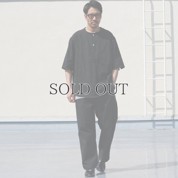 画像8: 綿麻ビンテージソフトキャンバス スリーピング ハーフスリーブ シャツ【MADE IN JAPAN】『日本製』/ Upscape Audience