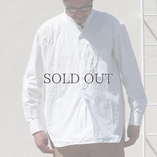 画像5: 馬布ヴィンテージフィニッシュバンドカラースリーピングシャツ【MADE IN JAPAN】『日本製』/ Upscape Audience