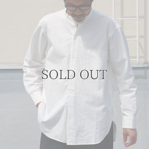 画像3: 馬布ヴィンテージフィニッシュバンドカラースリーピングシャツ【MADE IN JAPAN】『日本製』/ Upscape Audience