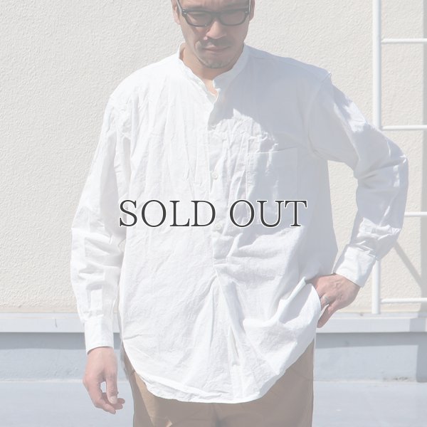 画像7: 馬布ヴィンテージフィニッシュバンドカラースリーピングシャツ【MADE IN JAPAN】『日本製』/ Upscape Audience