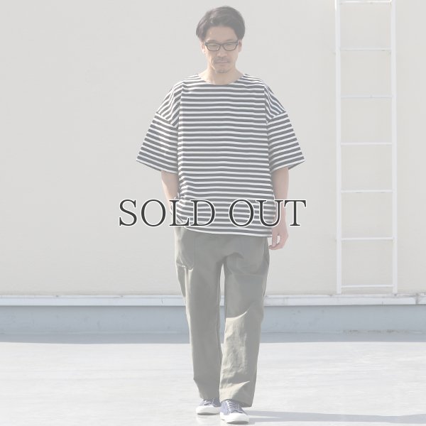 画像7: VORTEX 8オンス（MVS天竺）ロシアンボーダー ボートネック ハーフスリーブ Tシャツ【MADE IN JAPAN】『日本製』/ Upscape Audience