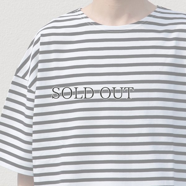 画像13: VORTEX 8オンス（MVS天竺）ロシアンボーダー ボートネック ハーフスリーブ Tシャツ【MADE IN JAPAN】『日本製』/ Upscape Audience