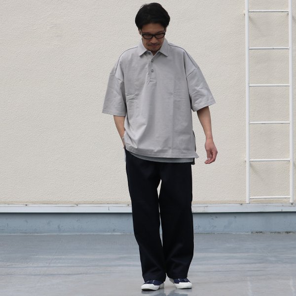 画像7: VORTEX 8オンス(MVS天竺) サイドスリット ボクシーAラインポロシャツ【MADE IN JAPAN】『日本製』/ Upscape Audience