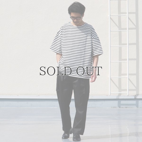 画像6: VORTEX 8オンス（MVS天竺）ロシアンボーダー ボートネック ハーフスリーブ Tシャツ【MADE IN JAPAN】『日本製』/ Upscape Audience