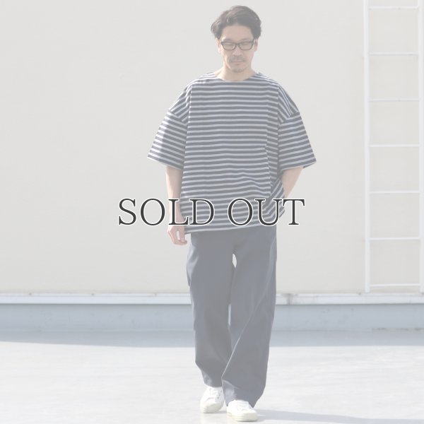 画像8: VORTEX 8オンス(MVS天竺)ロシアンボーダー ボートネック ハーフスリーブ Tシャツ【MADE IN JAPAN】『日本製』/ Upscape Audience