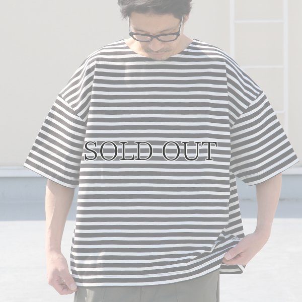 画像5: VORTEX 8オンス（MVS天竺）ロシアンボーダー ボートネック ハーフスリーブ Tシャツ【MADE IN JAPAN】『日本製』/ Upscape Audience