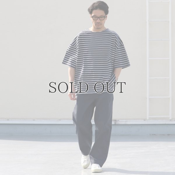 画像7: VORTEX 8オンス(MVS天竺)ロシアンボーダー ボートネック ハーフスリーブ Tシャツ【MADE IN JAPAN】『日本製』/ Upscape Audience