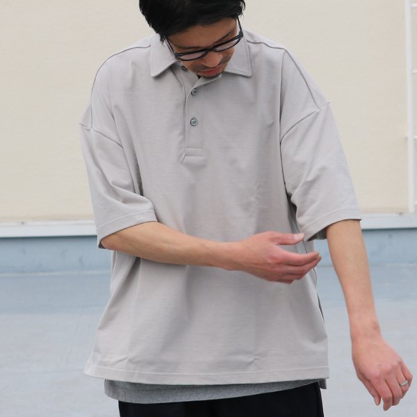 画像4: VORTEX 8オンス(MVS天竺) サイドスリット ボクシーAラインポロシャツ【MADE IN JAPAN】『日本製』/ Upscape Audience