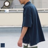 VORTEX 8オンス(MVS天竺) サイドスリット ボクシーAラインポロシャツ【MADE IN JAPAN】『日本製』/ Upscape Audience
