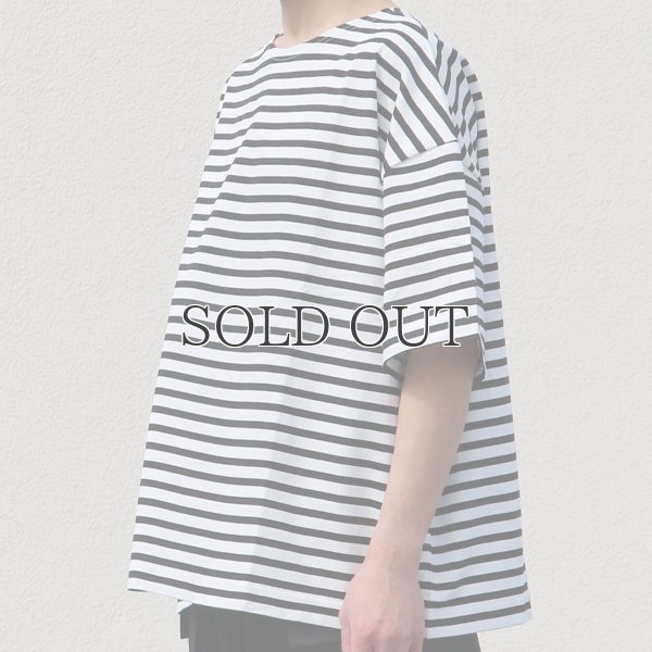 画像9: VORTEX 8オンス（MVS天竺）ロシアンボーダー ボートネック ハーフスリーブ Tシャツ【MADE IN JAPAN】『日本製』/ Upscape Audience