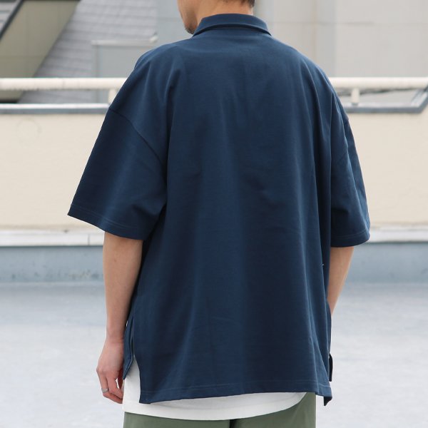 画像6: VORTEX 8オンス(MVS天竺) サイドスリット ボクシーAラインポロシャツ【MADE IN JAPAN】『日本製』/ Upscape Audience