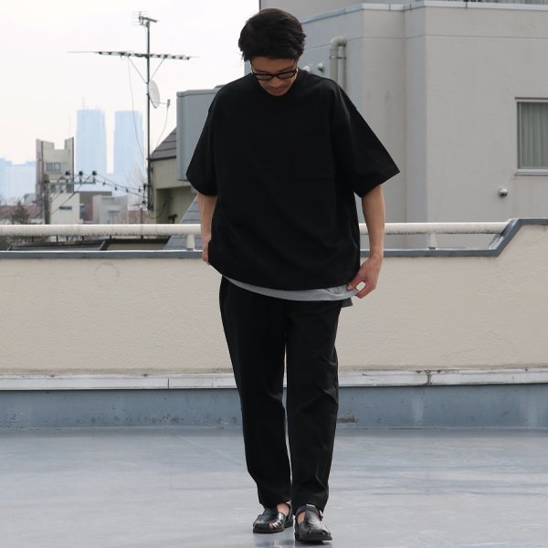 画像8: ヘビーウェイト プレーティング天竺(11オンス)2タック センタープリーツ イージーパンツ【MADE IN JAPAN】『日本製』【送料無料】/ Upscape Audience