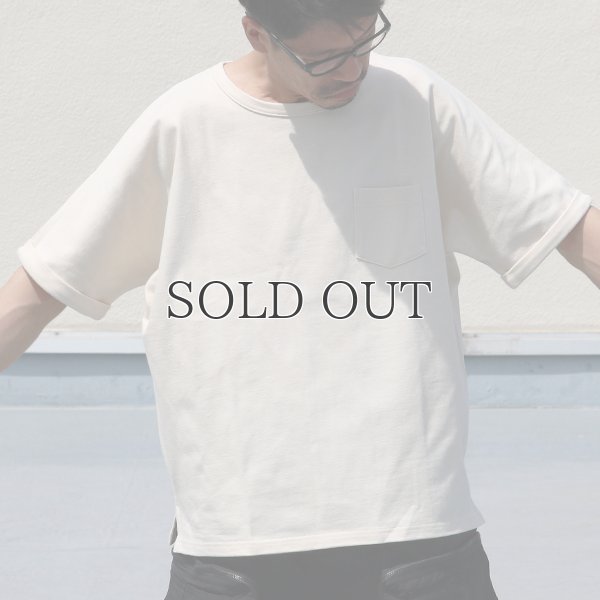 画像4: Basque 10オンス ( バスク天竺 )無地&ボーダービッグポケT【MADE IN JAPAN】『日本製』/ Upscape Audience