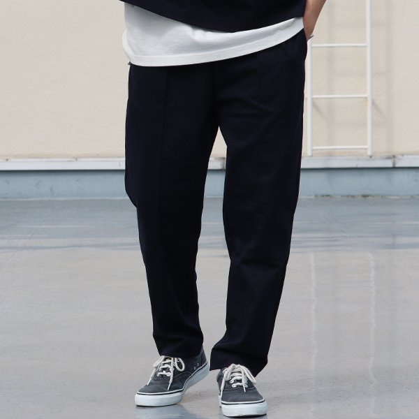 画像4: ヘビーウェイト プレーティング天竺(11オンス)2タック センタープリーツ イージーパンツ【MADE IN JAPAN】『日本製』【送料無料】/ Upscape Audience