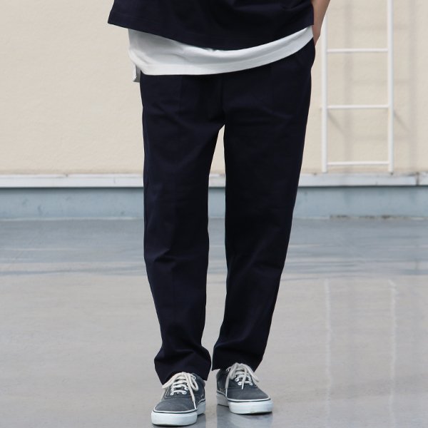 画像8: ヘビーウェイト プレーティング天竺(11オンス)2タック センタープリーツ イージーパンツ【MADE IN JAPAN】『日本製』【送料無料】/ Upscape Audience