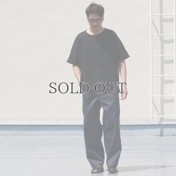 画像8: Basque 10オンス ( バスク天竺 )無地＆ボーダービッグポケT【MADE IN JAPAN】『日本製』/ Upscape Audience