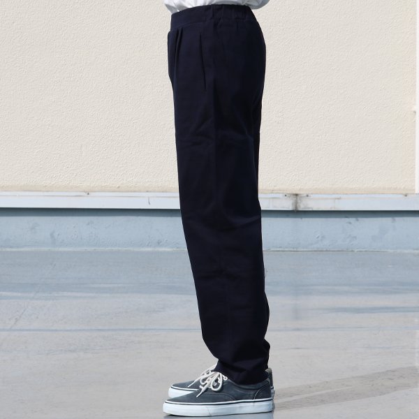 画像11: ヘビーウェイト プレーティング天竺(11オンス)2タック センタープリーツ イージーパンツ【MADE IN JAPAN】『日本製』【送料無料】/ Upscape Audience