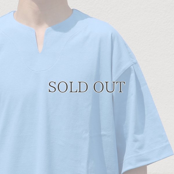 画像18: 17/1 空紡糸天竺（12オンス） キーネック ハーフスリーブ Tシャツ【MADE IN JAPAN】『日本製』/ Upscape Audience