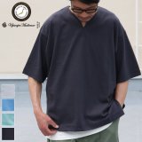 17/1 空紡糸天竺（12オンス） キーネック ハーフスリーブ Tシャツ【MADE IN JAPAN】『日本製』/ Upscape Audience