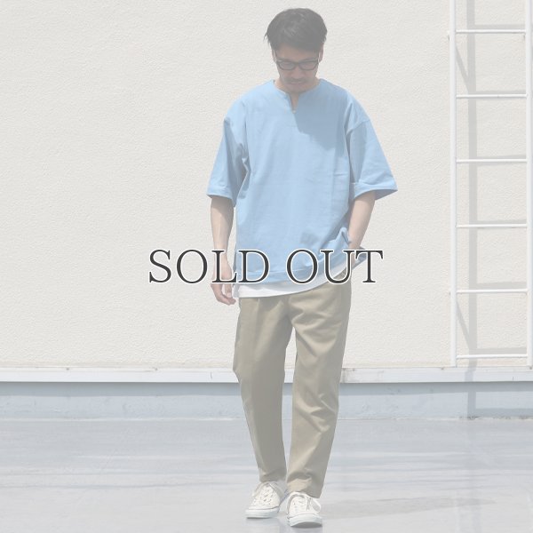 画像5: 17/1 空紡糸天竺（12オンス） キーネック ハーフスリーブ Tシャツ【MADE IN JAPAN】『日本製』/ Upscape Audience