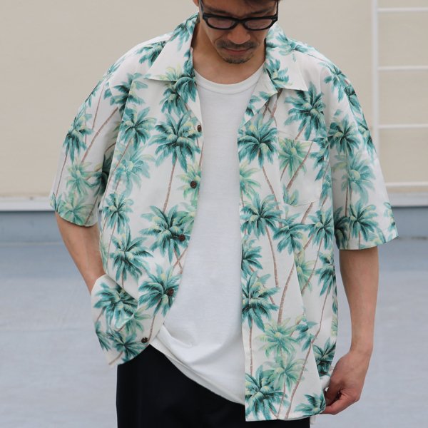 画像13: コットンレーヨン ヴィンテージアロハ柄 オープンカラー ハーフスリーブ シャツ【MADE IN JAPAN】『日本製』/ Upscape Audience
