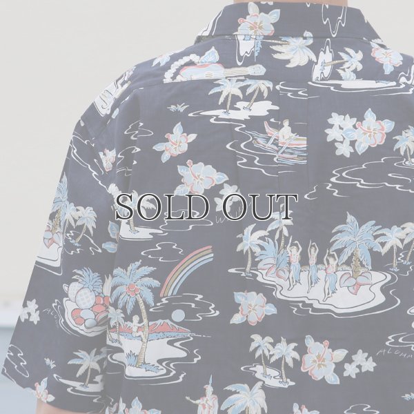 画像16: コットンレーヨン ヴィンテージアロハ柄 オープンカラー ハーフスリーブ シャツ【MADE IN JAPAN】『日本製』/ Upscape Audience