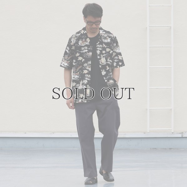 画像7: コットンレーヨン ヴィンテージアロハ柄 オープンカラー ハーフスリーブ シャツ【MADE IN JAPAN】『日本製』/ Upscape Audience