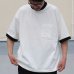 画像7: VORTEX 8オンス（MVS天竺）モックネック リンガー ハーフスリーブ Tシャツ【MADE IN JAPAN】『日本製』/ Upscape Audience