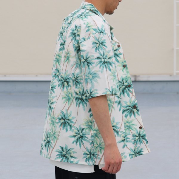 画像9: コットンレーヨン ヴィンテージアロハ柄 オープンカラー ハーフスリーブ シャツ【MADE IN JAPAN】『日本製』/ Upscape Audience