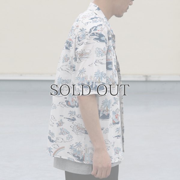 画像12: コットンレーヨン ヴィンテージアロハ柄 オープンカラー ハーフスリーブ シャツ【MADE IN JAPAN】『日本製』/ Upscape Audience