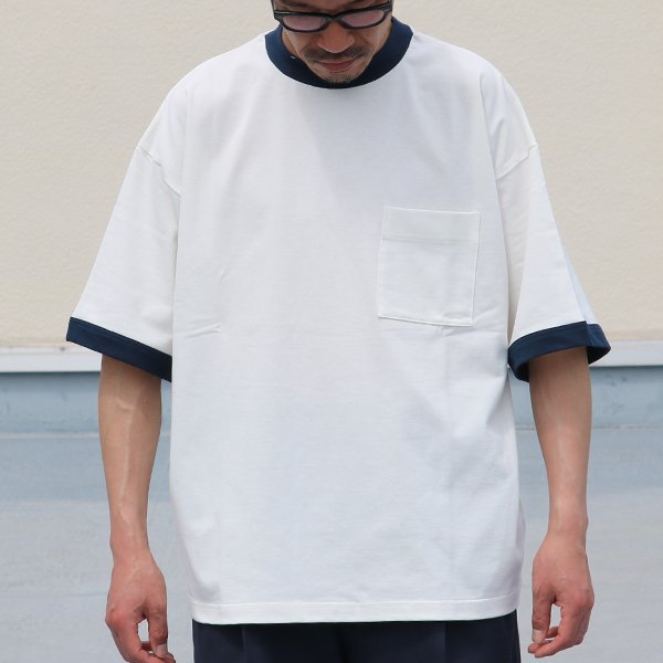 画像15: VORTEX 8オンス(MVS天竺)モックネック リンガー ハーフスリーブ Tシャツ【MADE IN JAPAN】『日本製』/ Upscape Audience