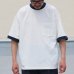 画像15: VORTEX 8オンス（MVS天竺）モックネック リンガー ハーフスリーブ Tシャツ【MADE IN JAPAN】『日本製』/ Upscape Audience