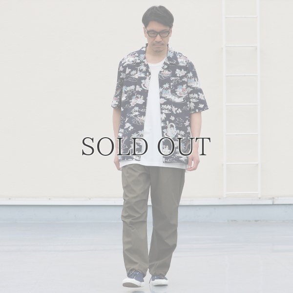 画像7: コットンレーヨン ヴィンテージアロハ柄 オープンカラー ハーフスリーブ シャツ【MADE IN JAPAN】『日本製』/ Upscape Audience