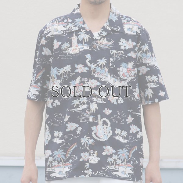 画像10: コットンレーヨン ヴィンテージアロハ柄 オープンカラー ハーフスリーブ シャツ【MADE IN JAPAN】『日本製』/ Upscape Audience