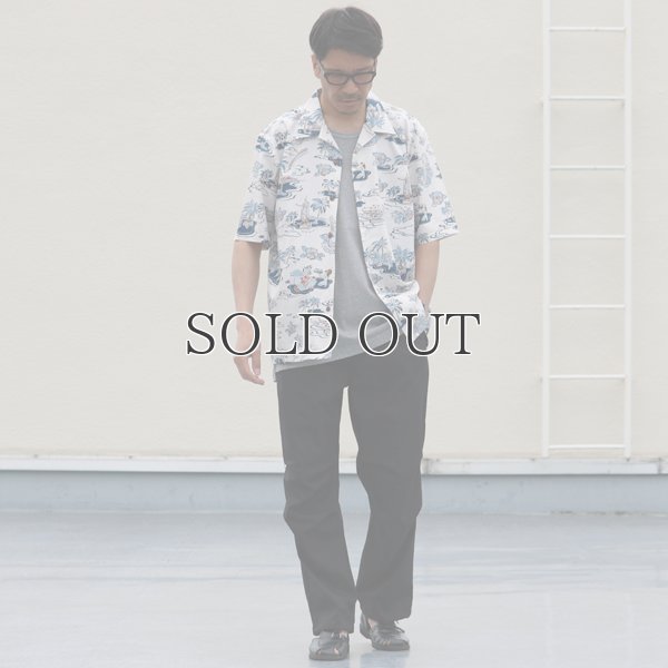 画像9: コットンレーヨン ヴィンテージアロハ柄 オープンカラー ハーフスリーブ シャツ【MADE IN JAPAN】『日本製』/ Upscape Audience