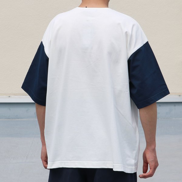 画像5: VORTEX 8オンス(MVS天竺)ヘンリーネック BBアンダーハーフスリーブ Tシャツ【MADE IN JAPAN】『日本製』/ Upscape Audience