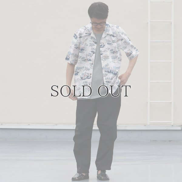 画像10: コットンレーヨン ヴィンテージアロハ柄 オープンカラー ハーフスリーブ シャツ【MADE IN JAPAN】『日本製』/ Upscape Audience