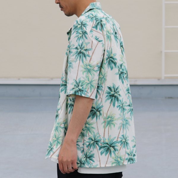 画像8: コットンレーヨン ヴィンテージアロハ柄 オープンカラー ハーフスリーブ シャツ【MADE IN JAPAN】『日本製』/ Upscape Audience