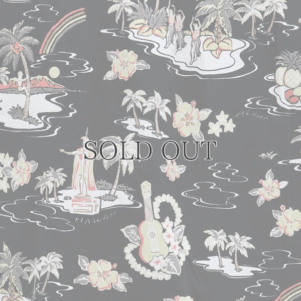 画像9: コットンレーヨン ヴィンテージアロハ柄 オープンカラー ハーフスリーブ シャツ【MADE IN JAPAN】『日本製』/ Upscape Audience