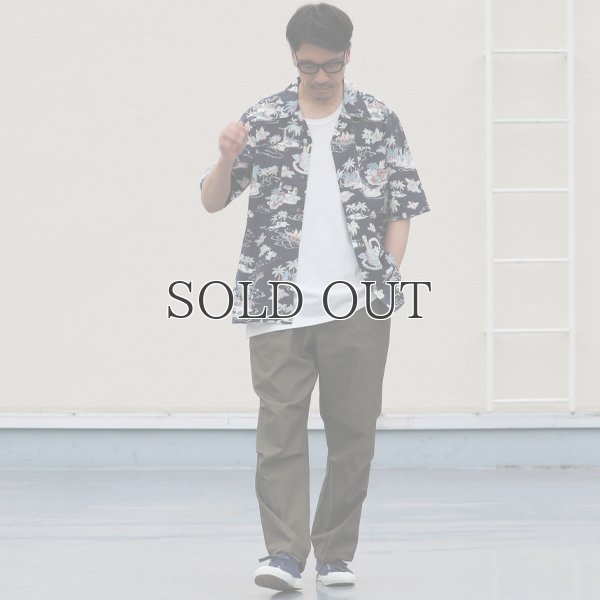 画像8: コットンレーヨン ヴィンテージアロハ柄 オープンカラー ハーフスリーブ シャツ【MADE IN JAPAN】『日本製』/ Upscape Audience