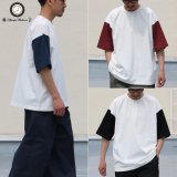 VORTEX 8オンス（MVS天竺）ヘンリーネック BBアンダーハーフスリーブ Tシャツ【MADE IN JAPAN】『日本製』/ Upscape Audience