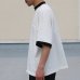 画像8: VORTEX 8オンス（MVS天竺）モックネック リンガー ハーフスリーブ Tシャツ【MADE IN JAPAN】『日本製』/ Upscape Audience