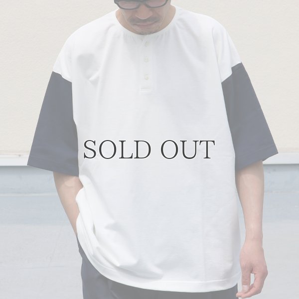 画像3: VORTEX 8オンス(MVS天竺)ヘンリーネック BBアンダーハーフスリーブ Tシャツ【MADE IN JAPAN】『日本製』/ Upscape Audience