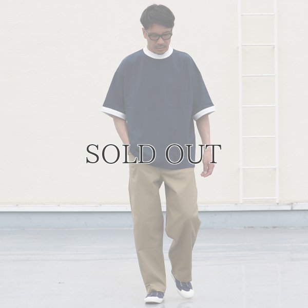 画像7: VORTEX 8オンス（MVS天竺）モックネック リンガー ハーフスリーブ Tシャツ【MADE IN JAPAN】『日本製』/ Upscape Audience