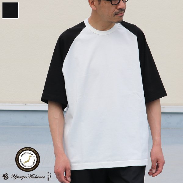 画像1: VORTEX 8オンス（MVS天竺）BBアンダーハーフスリーブ Tシャツ【MADE IN JAPAN】『日本製』/ Upscape Audience