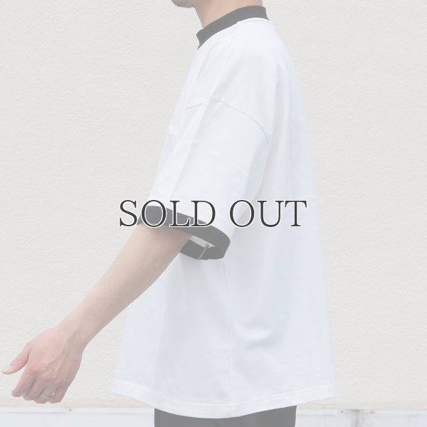 画像9: VORTEX 8オンス（MVS天竺）モックネック リンガー ハーフスリーブ Tシャツ【MADE IN JAPAN】『日本製』/ Upscape Audience