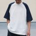 画像4: VORTEX 8オンス（MVS天竺）BBアンダーハーフスリーブ Tシャツ【MADE IN JAPAN】『日本製』/ Upscape Audience